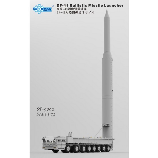 1/72 Chinese Dongfeng-41 DF-41 Ballistic Missile Launcher 1/72 Chinese Dongfeng-41 DF-41 Ballistic Missile Launcher