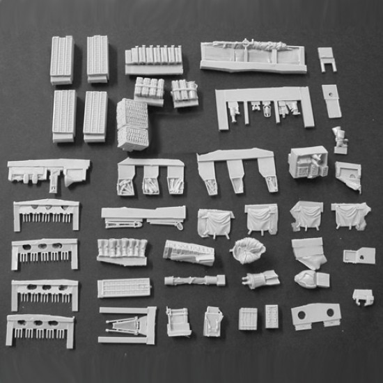 1/35 SdKfz.7 Mittlere Zugkraftwagen 8t Early Ver. Accessary Set 1/35 SdKfz.7 Mittlere Zugkraftwagen 8t Early Ver. Accessary Set