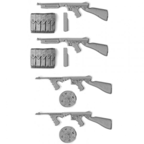 1/16 US Tomson M1928 A1 (4pcs) 1/16 US Tomson M1928 A1 (4pcs)