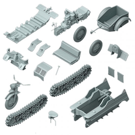 1/16 WWII SdKfz.2 Kleines Kettenkrad Typ HK101 1/16 WWII SdKfz.2 Kleines Kettenkrad Typ HK101