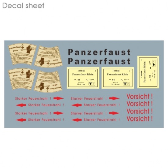 1/16 WWII German Panzerfaust with Box 1/16 WWII German Panzerfaust with Box