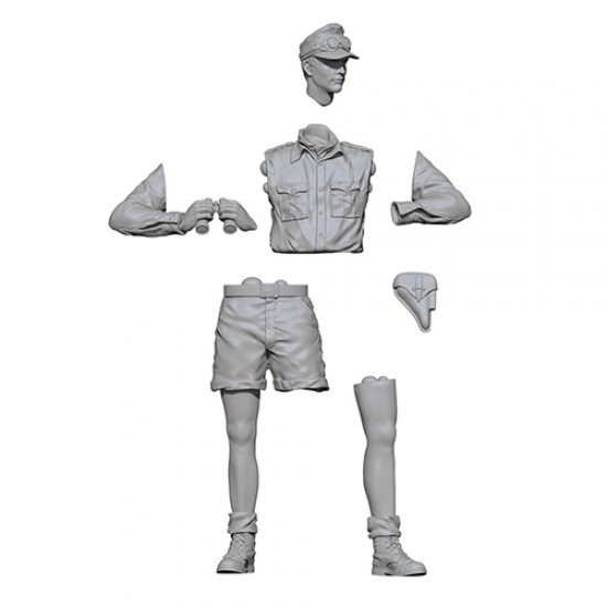 1/16 WWII German DAK Tank Commander of Panzer III Ausf.J (for DAS WERK) 1/16 WWII German DAK Tank Commander of Panzer III Ausf.J (for DAS WERK)