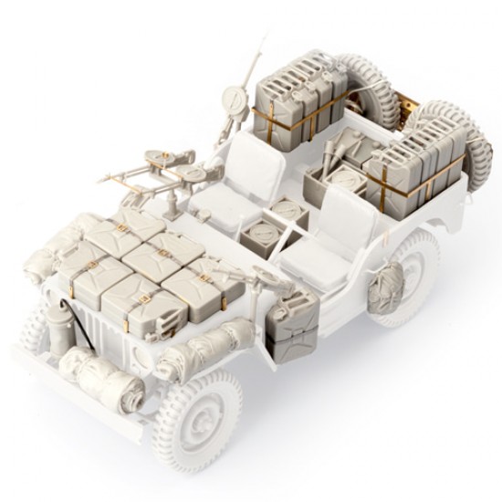 1/16 WWII British SAS 1/4 Ton Utility Truck Conversion set for Takom kits 1/16 WWII British SAS 1/4 Ton Utility Truck Conversion set for Takom kits