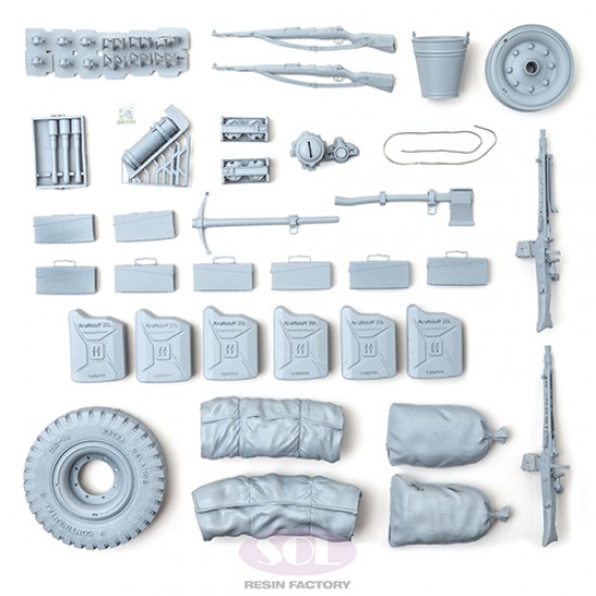 1/16 WWII Sd.kfz.251 Detail-up Set 1/16 WWII Sd.kfz.251 Detail-up Set