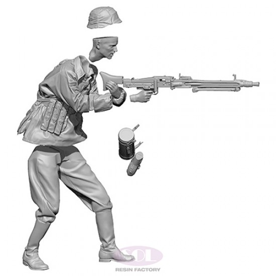 1/16 WWII Sd.kfz.251 MG42 Rear Gunner 1/16 WWII Sd.kfz.251 MG42 Rear Gunner