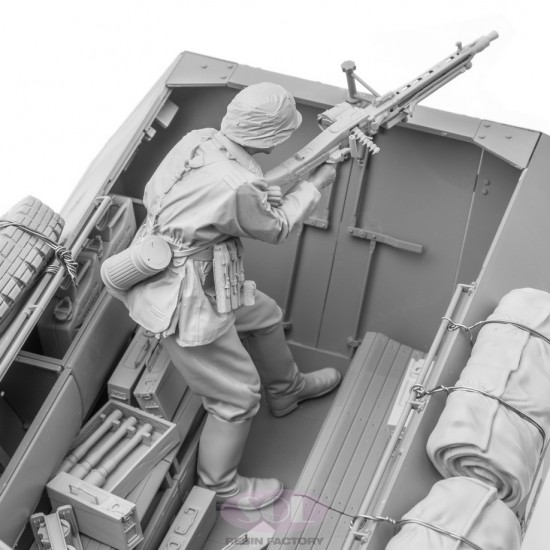 1/16 WWII Sd.kfz.251 MG42 Rear Gunner 1/16 WWII Sd.kfz.251 MG42 Rear Gunner