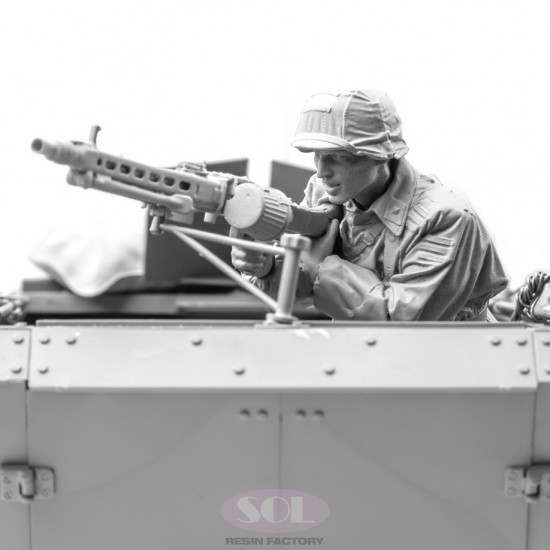 1/16 WWII Sd.kfz.251 MG42 Rear Gunner 1/16 WWII Sd.kfz.251 MG42 Rear Gunner
