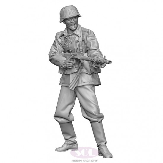 1/16 WWII German Infantry MG34 Gunner 1/16 WWII German Infantry MG34 Gunner