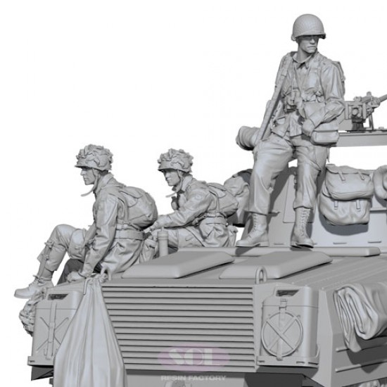 1/16 WWII US Army Airborne Set (3 figures) 1/16 WWII US Army Airborne Set (3 figures)