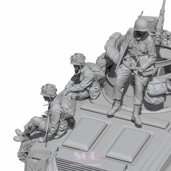 1/16 WWII US Army Airborne Set (3 figures) 1/16 WWII US Army Airborne Set (3 figures)