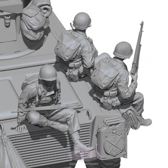 1/16 WWII US Army Rifleman Set (3 figures) 1/16 WWII US Army Rifleman Set (3 figures)