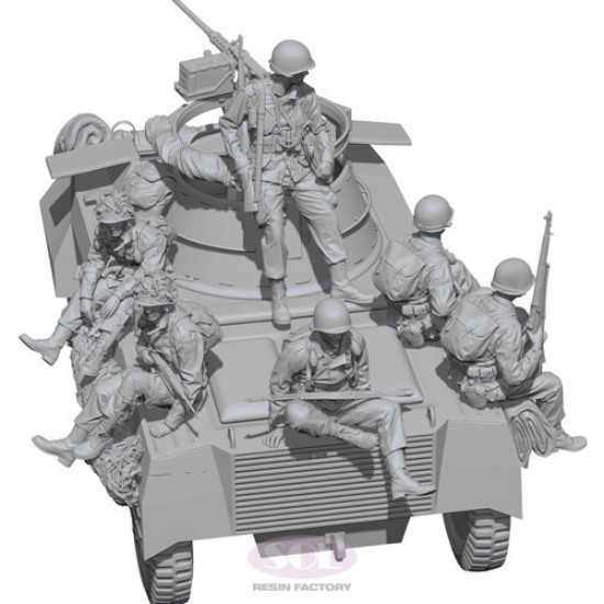 1/16 WWII US Army M8 Riders Set (6 figures) 1/16 WWII US Army M8 Riders Set (6 figures)