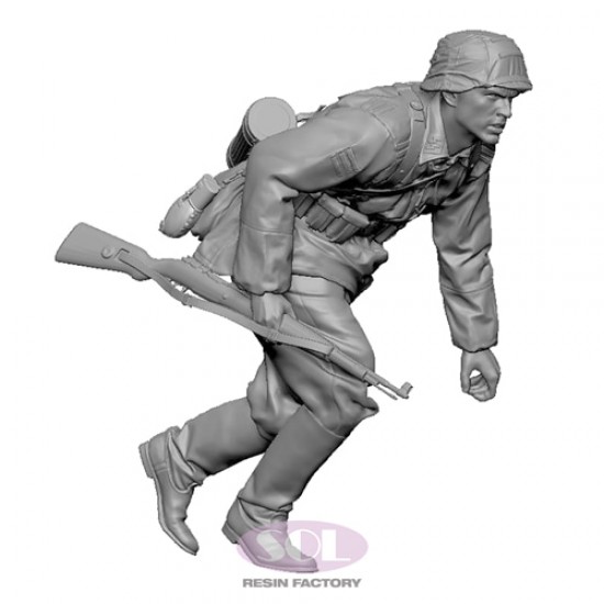 1/35 WWII German SS Infantry with Kar98k 1/35 WWII German SS Infantry with Kar98k