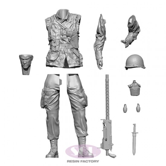 1/35 WWII US Army Airborne with Cal.30 1/35 WWII US Army Airborne with Cal.30