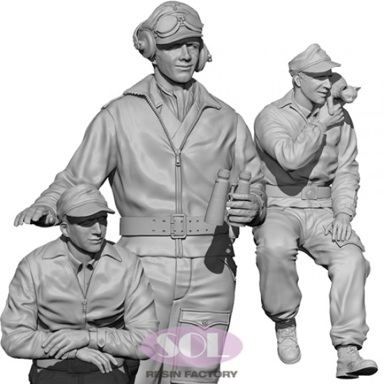 1/35 WWII German Sd.Kfz. 234/2 Crew Set 1/35 WWII German Sd.Kfz. 234/2 Crew Set