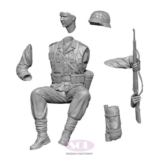 1/35 WWII German Infantry with Kar98k 1/35 WWII German Infantry with Kar98k