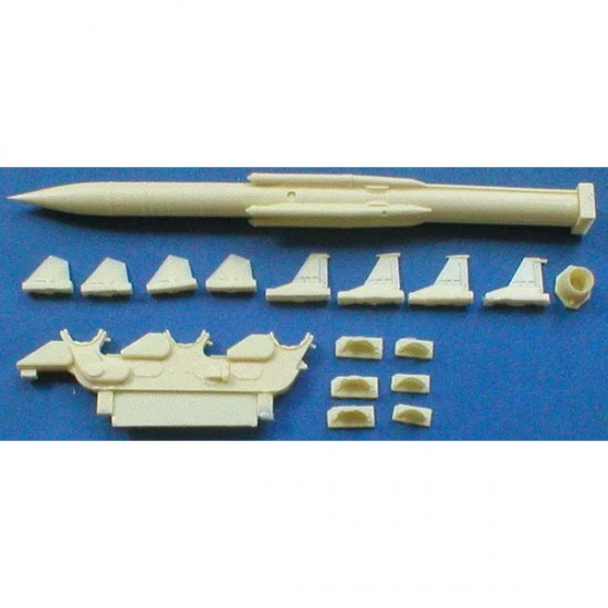 1/35 SA-6 3M9M3 Missiles (3) & Cradle for Trumpeter Kits 1/35 SA-6 3M9M3 Missiles (3) & Cradle for Trumpeter Kits
