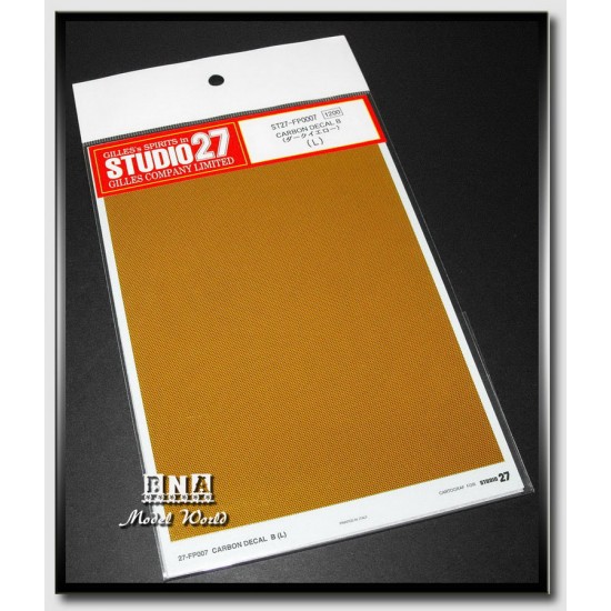 Carbon Decal B (dark yellow) L Carbon Decal B (dark yellow) L