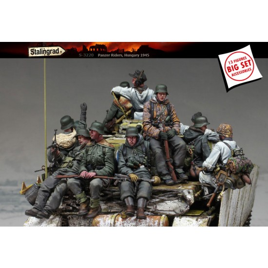 1/35 Panzer Riders Big Set (13 figures and accessories) 1/35 Panzer Riders Big Set (13 figures and accessories)