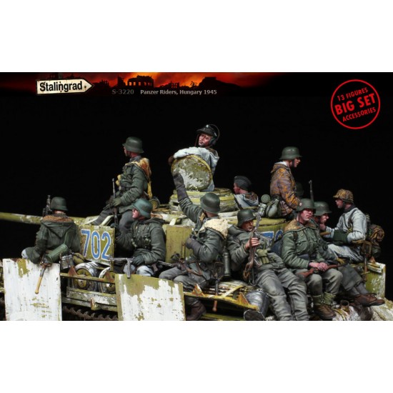 1/35 Panzer Riders Big Set (13 figures and accessories) 1/35 Panzer Riders Big Set (13 figures and accessories)