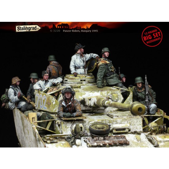 1/35 Panzer Riders Big Set (13 figures and accessories) 1/35 Panzer Riders Big Set (13 figures and accessories)