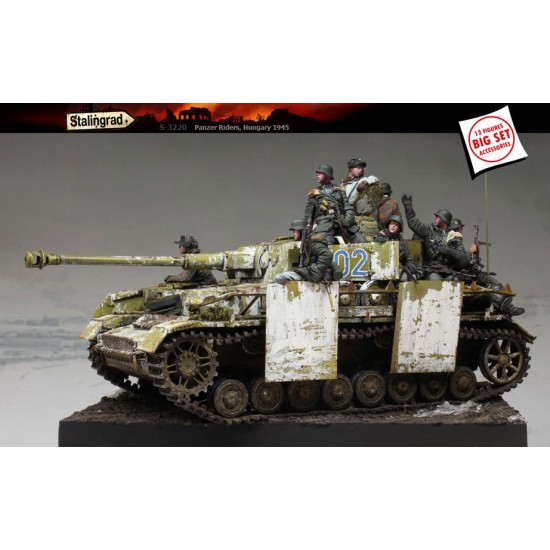 1/35 Panzer Riders Big Set (13 figures and accessories) 1/35 Panzer Riders Big Set (13 figures and accessories)