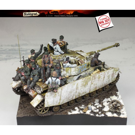 1/35 Panzer Riders Big Set (13 figures and accessories)