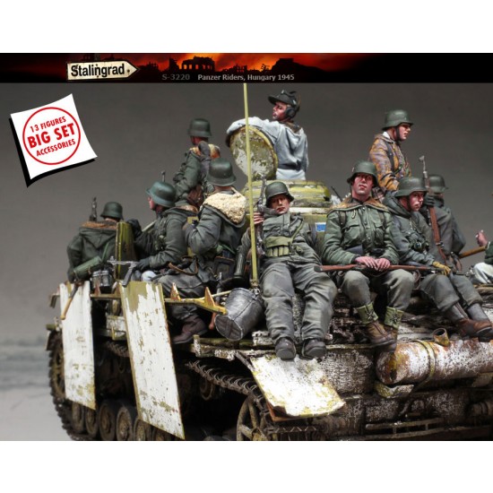1/35 Panzer Riders Big Set (13 figures and accessories) 1/35 Panzer Riders Big Set (13 figures and accessories)