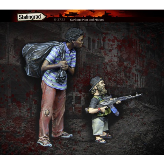 1/35 Garbage Man and Midget (2 figures) 1/35 Garbage Man and Midget (2 figures)