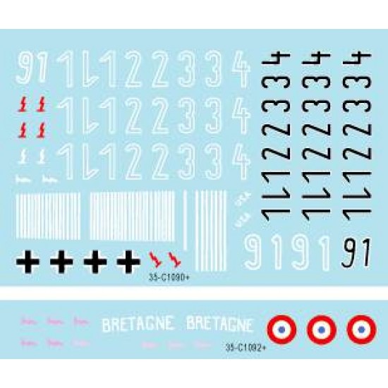 Decals for 1/35 SS-Tigers in France Vol.4 - 2.Kompanie s.SS PzAbt 102 Normandy 1944 Decals for 1/35 SS-Tigers in France Vol.4 - 2.Kompanie s.SS PzAbt 102 Normandy 1944