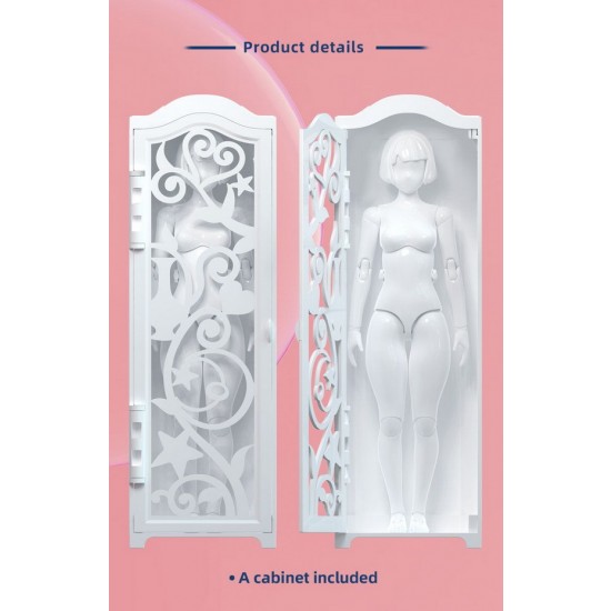 Ci Doll - Asian Female Action Figure w/Cabinet & Accessories (height: 170mm) Ci Doll - Asian Female Action Figure w/Cabinet & Accessories (height: 170mm)