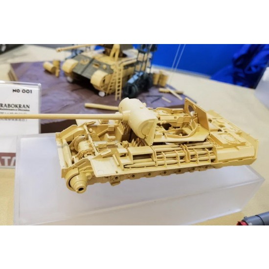 1/48 Panther A w/Zimmerit & Full Interior & 16T Strabokran w/Diorama Base 1/48 Panther A w/Zimmerit & Full Interior & 16T Strabokran w/Diorama Base