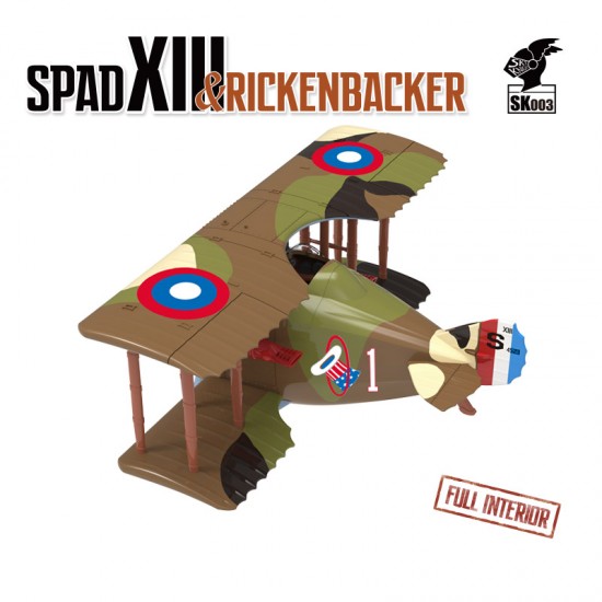 Sky Knight - SPAD XIII (130 x 164 x 88mm) & Rickenbacker Sky Knight - SPAD XIII (130 x 164 x 88mm) & Rickenbacker