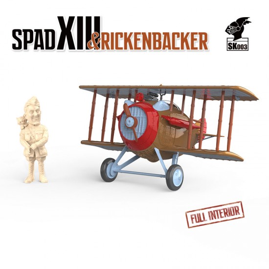 Sky Knight - SPAD XIII (130 x 164 x 88mm) & Rickenbacker