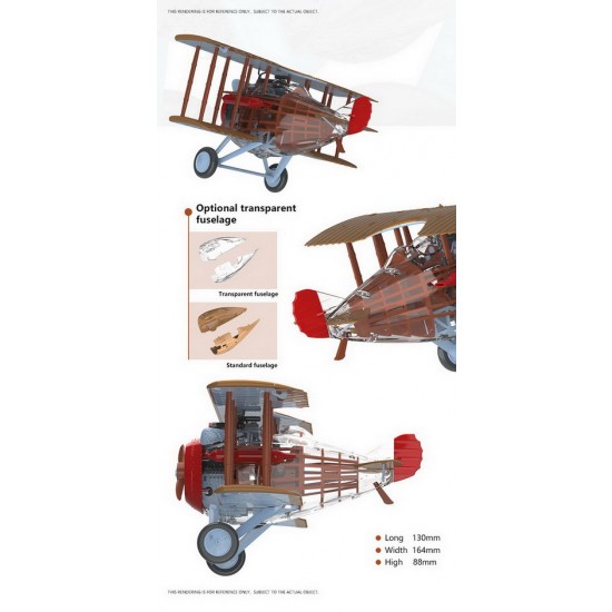Sky Knight - SPAD XIII (130 x 164 x 88mm) & Rickenbacker Sky Knight - SPAD XIII (130 x 164 x 88mm) & Rickenbacker