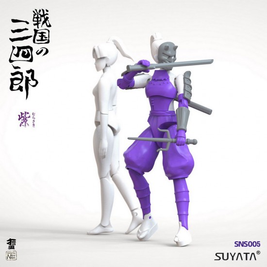 1/24 Ninja Girl Murasaki (Height: 70mm) 1/24 Ninja Girl Murasaki (Height: 70mm)