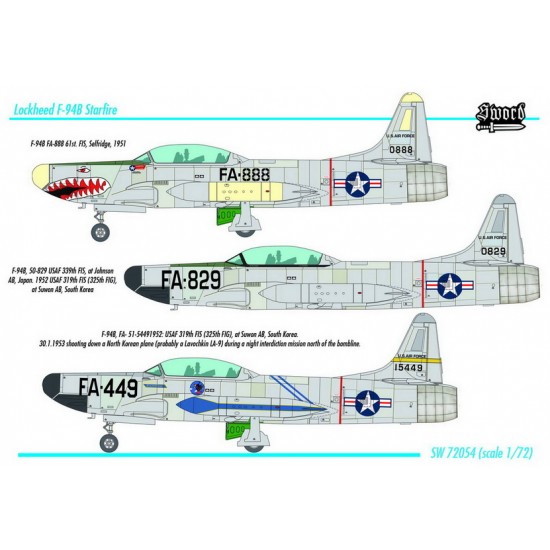1/72 Korea War USAF F-94B Starfire 1/72 Korea War USAF F-94B Starfire
