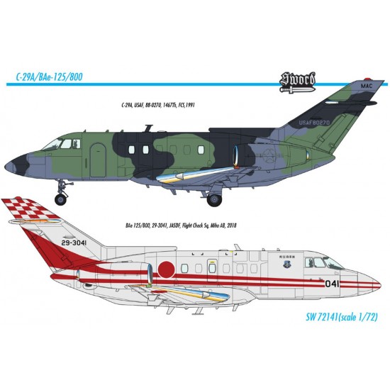 1/72 USAF/JSDAF Aerospace C-29A / BAe125 / 800