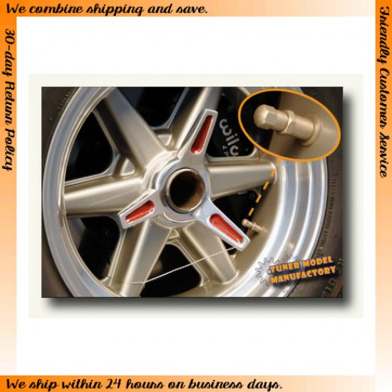 1/24 Tyre Air Valves A Hex type T2M Tuner Model Manufactory 4pcs 
