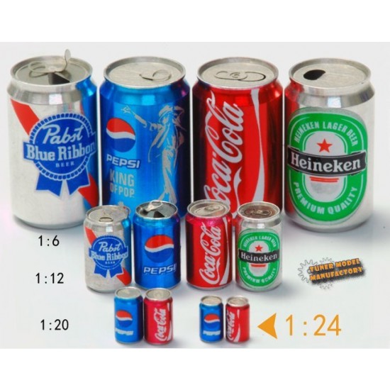 1/24 POP Cans Set I (Metal parts + Decals + Photoetch) 1/24 POP Cans Set I (Metal parts + Decals + Photoetch)