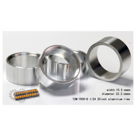 1/24 20inch Aluminium Rims (D) (10.5mmx23.2mm, 4pcs) 1/24 20inch Aluminium Rims (D) (10.5mmx23.2mm, 4pcs)