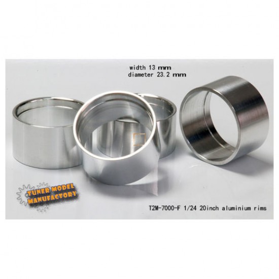 1/24 20inch Aluminium Rims (F) (13mmx23.2mm, 4pcs) 1/24 20inch Aluminium Rims (F) (13mmx23.2mm, 4pcs)