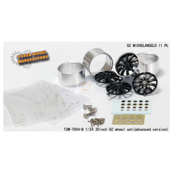 1/24 20inch OZ Michelangelo II PL Wheels set (Advanced Version) 1/24 20inch OZ Michelangelo II PL Wheels set (Advanced Version)
