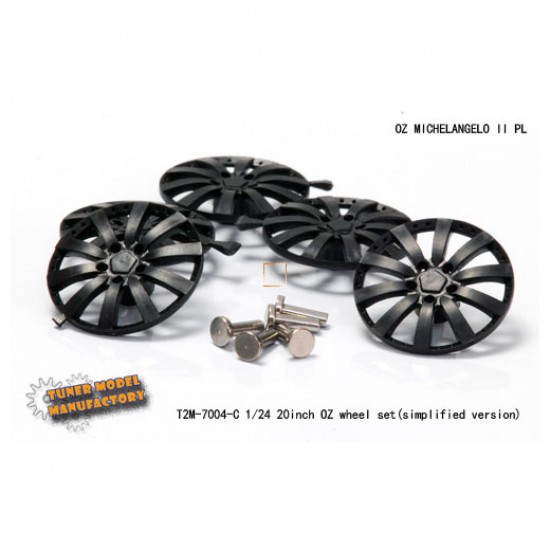1/24 20inch OZ Michelangelo II PL Wheels set (Simplified Version) 1/24 20inch OZ Michelangelo II PL Wheels set (Simplified Version)