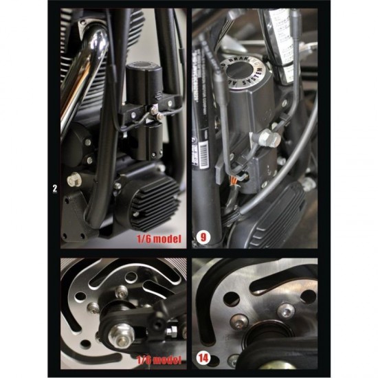 1/6 FLSTFB Fat Boy Lo Detail Set for Tamiya kits 1/6 FLSTFB Fat Boy Lo Detail Set for Tamiya kits