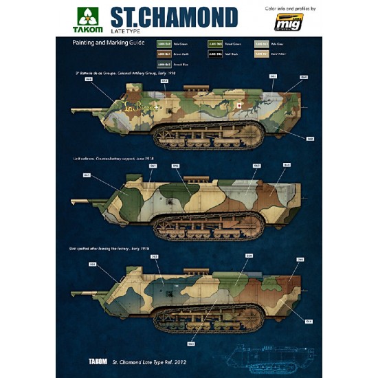1/35 French Heavy Tank Saint-Chamond Late Type 1/35 French Heavy Tank Saint-Chamond Late Type