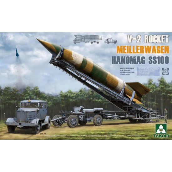 1/35 WWII German V-2 Rocket Transporter/Erector Meillerwagen and Hanomag SS100 1/35 WWII German V-2 Rocket Transporter/Erector Meillerwagen and Hanomag SS100