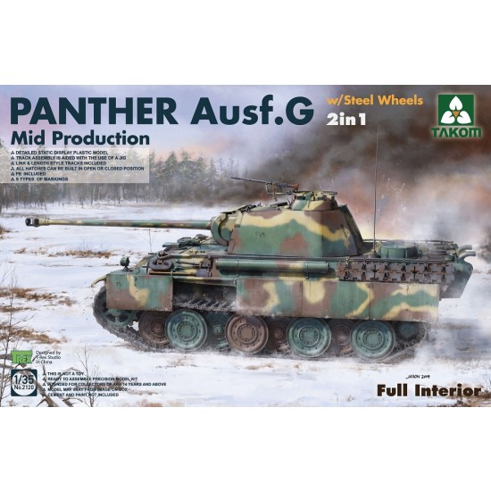 1/35 Panther G Mid Production w/Steel Wheels 1/35 Panther G Mid Production w/Steel Wheels