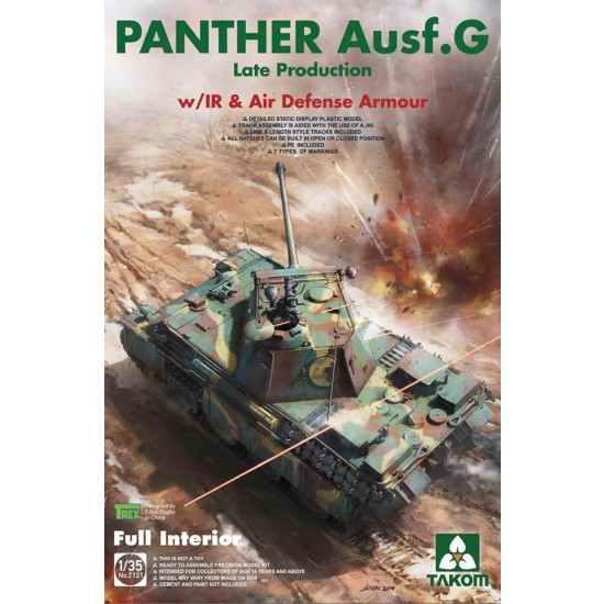 1/35 Panther G Late Production w/IR & Antiair Armour 1/35 Panther G Late Production w/IR & Antiair Armour