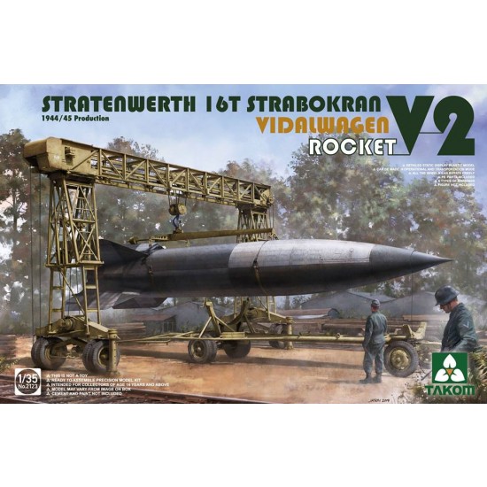 1/35 Stratenwerth 16T Strabokran V2 Vidalwagen Rocket 1944/45 1/35 Stratenwerth 16T Strabokran V2 Vidalwagen Rocket 1944/45